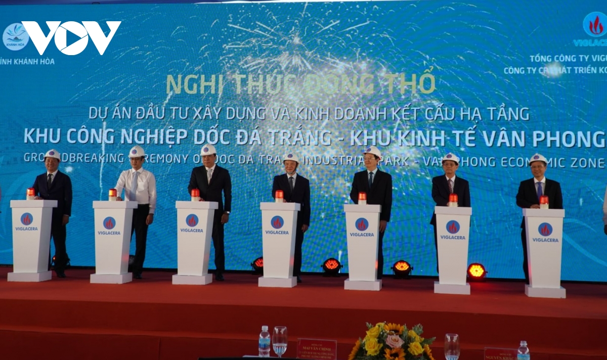 Lễ động thổ dự án Khu công nghiệp Dốc Đá Trắng, tỉnh Khánh Hòa